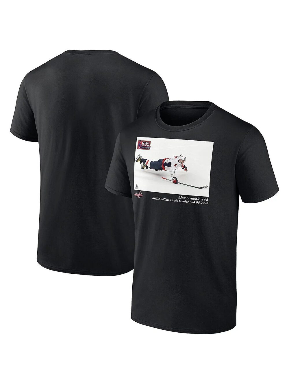NWT New NHL Alexander Ovechkin Washington Capitals NHL All-Time Goals Leader
